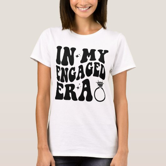 私の婚約時代、婚約ギフト Tシャツ (正面)