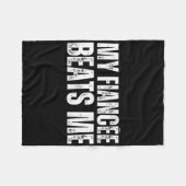 私の婚約者が私を面白くする婚約パーティ 新婚 フリースブランケット (正面(横))