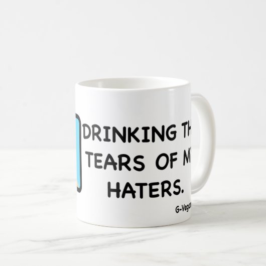 私の嫌悪症の破損を飲むこと、ベビーのひよこ コーヒーマグカップ (正面右)