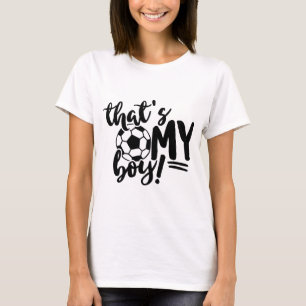 私の子どものTシャツのサッカーママ Tシャツ