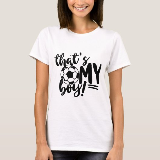 私の子どものTシャツのサッカーママ Tシャツ (正面)