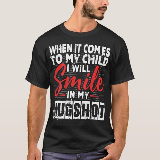 私の子に対してなら笑顔でいられる Tシャツ (正面)