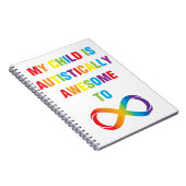 私の子は自閉症でも素晴らしい∞ ノートブック (右側)