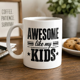 私の子みたいにかっこいい 誇り高い親 コーヒーマグカップ