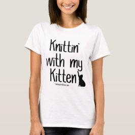 私の子ネコとのKnittin Tシャツ