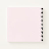 私の子供が名前を言っパーソナライズされたた可愛い ノートブック (裏面)