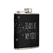 私の子供たちの涙おもしろい親ギフトスキットル フラスク (右)