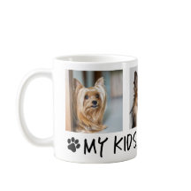 私の子供たちは手3フォトコーヒーマグを持っている