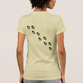 私の子供たちは私の上を歩き回るTシャツ Tシャツ (裏面)