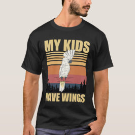 私の子供には翼がある オウム Tシャツ