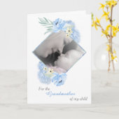 私の子供の祖母の写真テンプレートの母の日 カード (黄色い花)