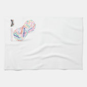 私の子供の食物アレルギーの台所タオル キッチンタオル (横)