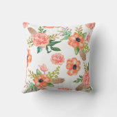 私の子供のBohoの子供部屋のBabbyの女の子の枕はやりたい放題やります クッション (裏面)