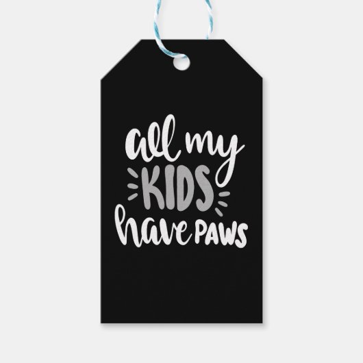 私の子供はみんな手を持っている ギフトタグ (正面)