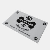 私の子供はみんな手を持っている ドアマット (アングル)