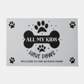 私の子供はみんな手を持っている ドアマット (正面)