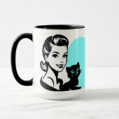 私の子供はポーズマグを持っている マグカップ (左)