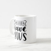 私の子供は手を持っている コーヒーマグカップ (正面左)