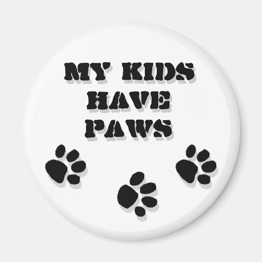 私の子供は手を持っている マグネット (正面)