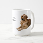 私の子供は熱狂するな私を私の犬保ちます私を健全運転します コーヒーマグカップ (正面右)