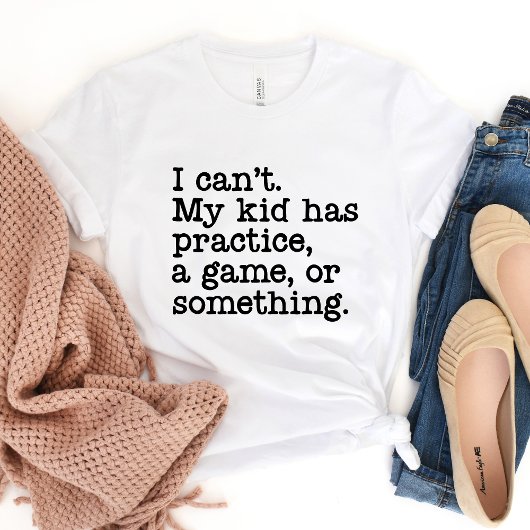 私の子供は練習できない…T-シャツ Tシャツ