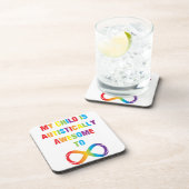 私の子供は自閉的に無限素晴らしである コースター (右側)