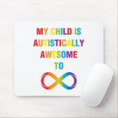 私の子供は自閉的に無限素晴らしである マウスパッド (マウス)