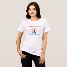 私の子供も(無意識に)ヨガしてる トライブレンドTシャツ