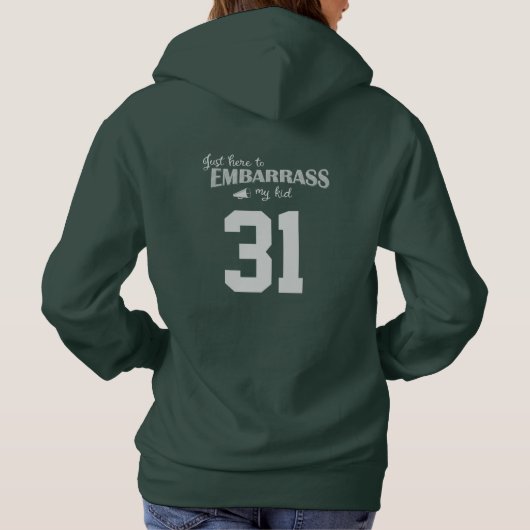 私の子供を困らせるために パーカ (裏面)