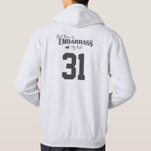 私の子供を困らせるために パーカ (裏面)