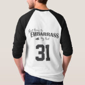 私の子供を困らせるために Tシャツ (裏面)