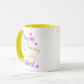 私の子供を愛するマグカップ マグカップ (正面左)