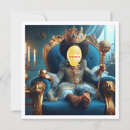 私の子供を王族に、黒いプリンセスに、黒い女王にしてください カード (正面)