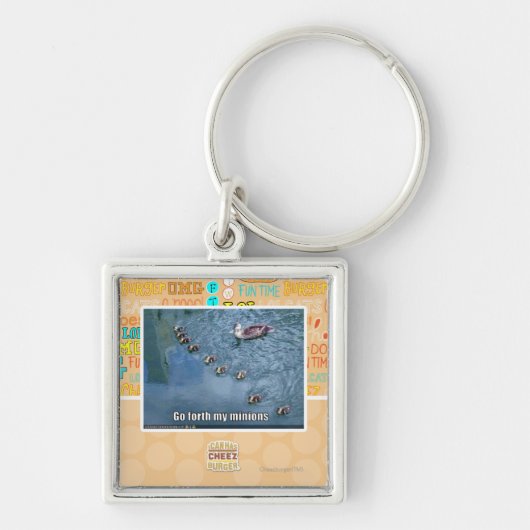 私の子分は行きます キーホルダー (正面)