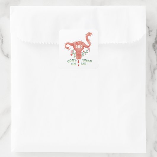 私の子宮に踏み込まないPRO CHOICE Essential スクエアシール (バッグ)