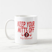 私の子宮のミット コーヒーマグカップ (左)