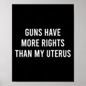 私の子宮よりも多くの権利を持っている選択権女性女性 ポスター (正面)