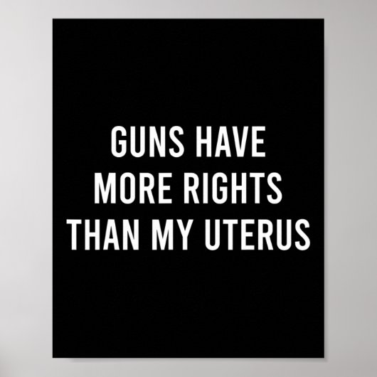 私の子宮よりも多くの権利を持っている選択権女性女性 ポスター (正面)
