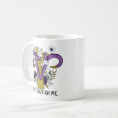 私の子宮を踏み出さない コーヒーマグカップ (正面左)