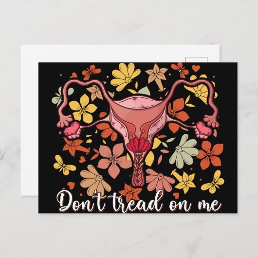 私の子宮を踏み出すな ポストカード (正面/裏面)