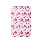 私の子犬のバスタブを愛する バスマット (正面縦)