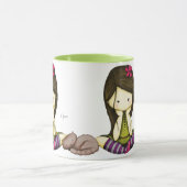 私の子猫およびI マグカップ (中央)