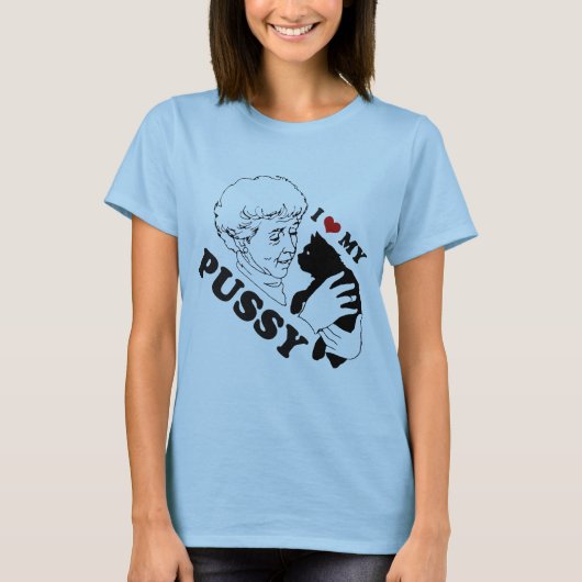 私の子猫が大好きです Tシャツ (正面)