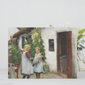 私の子猫を見た?(H.A. Brendekilde著) カード (スタンド正面)