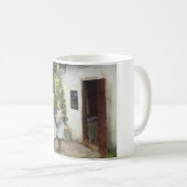 私の子猫を見た？（H.A. Brendekilde著） コーヒーマグカップ (正面右)