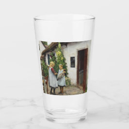 私の子猫を見た？（H.A. Brendekilde著） タンブラーグラス