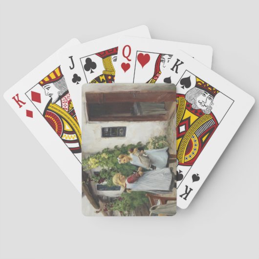 私の子猫を見た？（H.A. Brendekilde著） トランプ (裏面)