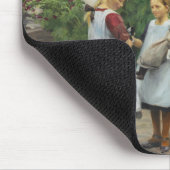 私の子猫を見た？（H.A. Brendekilde著） マウスパッド (コーナー)