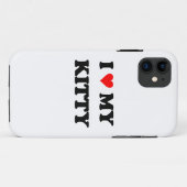 私の子猫大好き Case-Mate iPhoneケース (裏面(横))