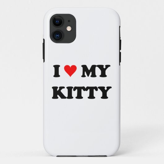 私の子猫大好き Case-Mate iPhoneケース (裏面)